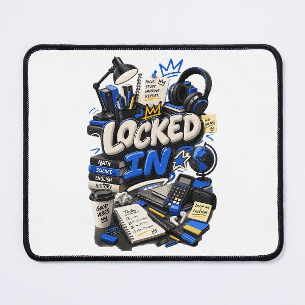 Item preview, Locked In | Study Motivation Student Focus Design designed and sold by Sunday.Supply.