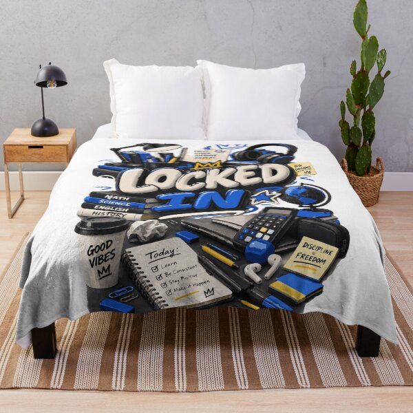 Item preview, Locked In | Study Motivation Student Focus Design designed and sold by Sunday.Supply.