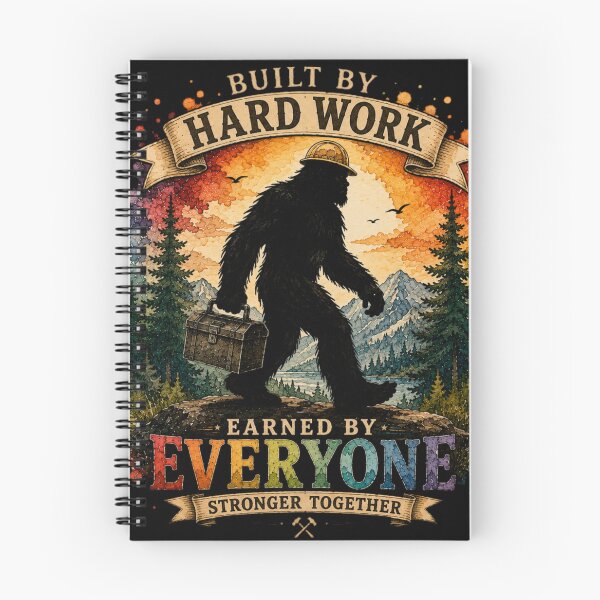 Item preview, Bigfoot Construction Worker Shirt Hard Work Labor Day designed and sold by HolidayMoods.
