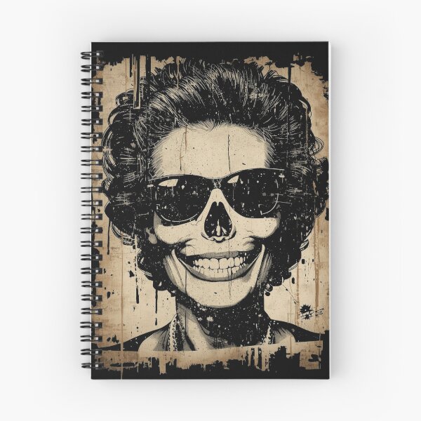 Item preview, Retro Grunge Skull Woman Sunglasses Art designed and sold by ERODED SELF.