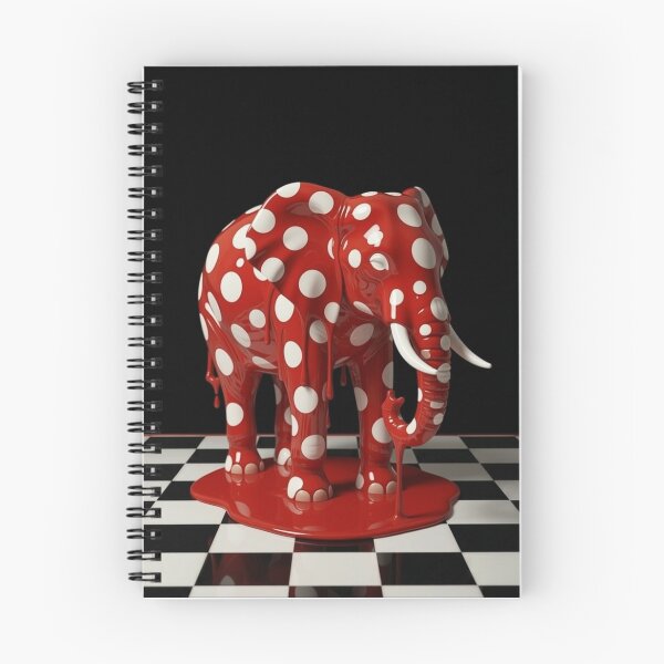 Item preview, Dripping Elephant Polka Dot Pop Art designed and sold by YourColorsWall.