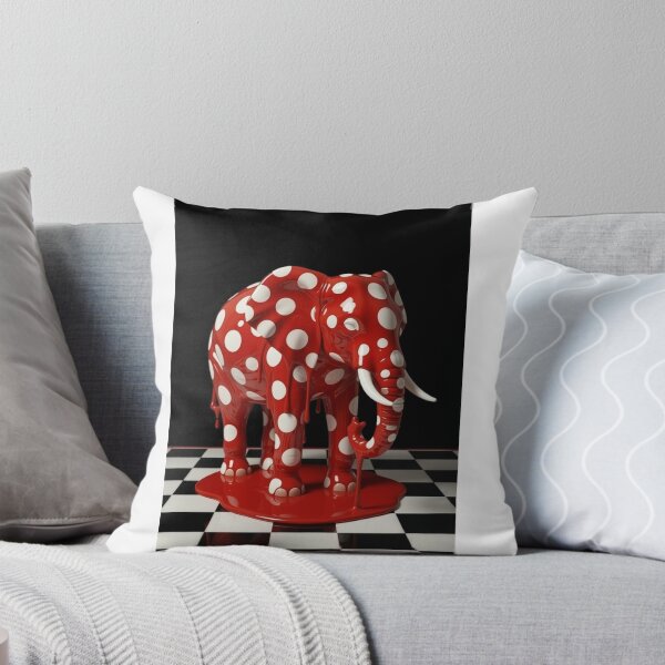 Item preview, Dripping Elephant Polka Dot Pop Art designed and sold by YourColorsWall.
