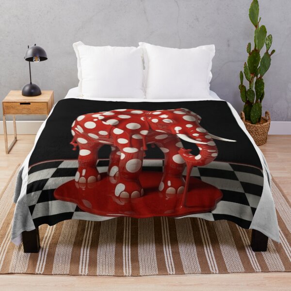 Item preview, Dripping Elephant Polka Dot Pop Art designed and sold by YourColorsWall.