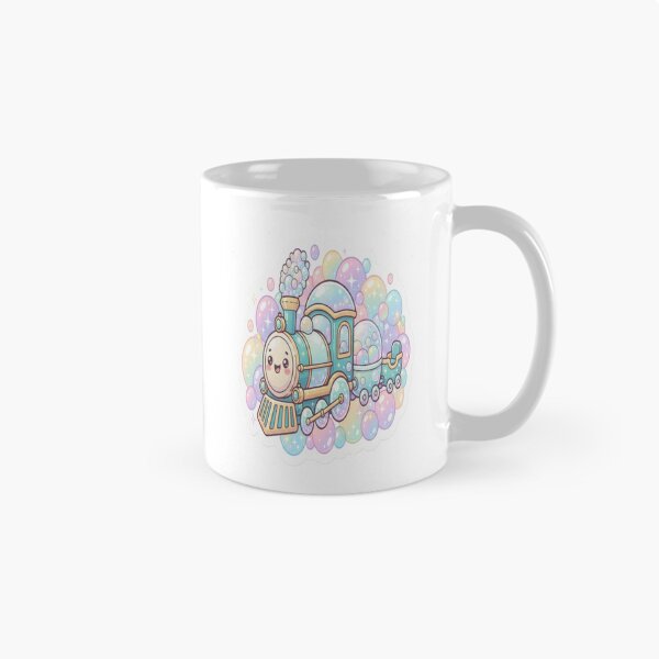 Item preview, Cute Bubble Rainbow Train ??? | Kawaii Pastel Sticker designed and sold by AdityaShop18.