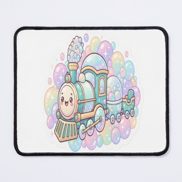 Item preview, Cute Bubble Rainbow Train ??? | Kawaii Pastel Sticker designed and sold by AdityaShop18.