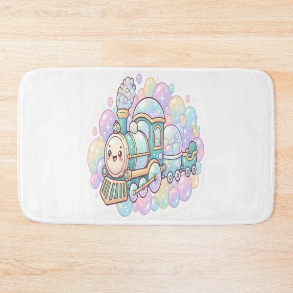 Item preview, Cute Bubble Rainbow Train ??? | Kawaii Pastel Sticker designed and sold by AdityaShop18.