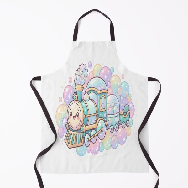 Item preview, Cute Bubble Rainbow Train ??? | Kawaii Pastel Sticker designed and sold by AdityaShop18.