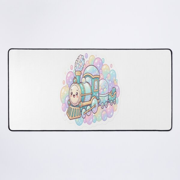 Item preview, Cute Bubble Rainbow Train ??? | Kawaii Pastel Sticker designed and sold by AdityaShop18.