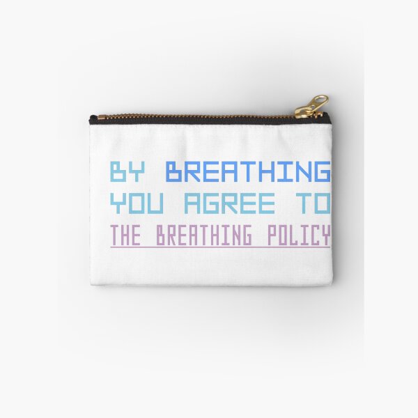 Item preview, The Breathing Policy designed and sold by weirdshop-451.