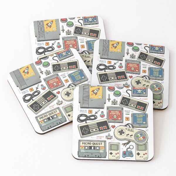Item preview, Retro Gaming Collection | Vintage Game Controllers & Pixel Art | Gamer Nostalgia designed and sold by CH-4TEE.