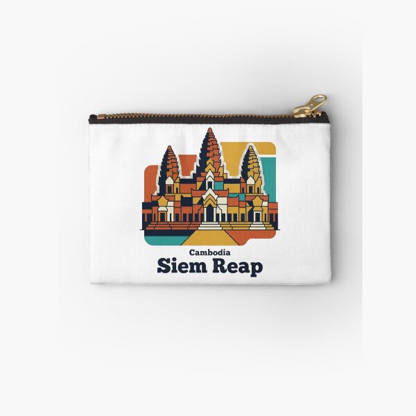 Artikelvorschau, Siem Reap Angkor Wat – Kühne Retro-Grafiken für Reisen entworfen und verkauft von Inkworksbyshery.