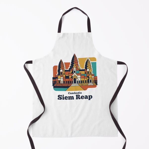 Item preview, Siem Reap Angkor Wat Bold Retro Graphic Travel Art designed and sold by Inkworksbyshery.