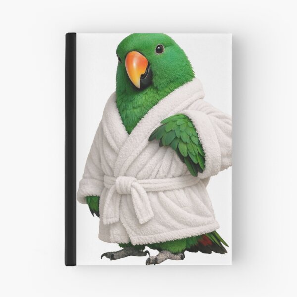 Item preview, Comfy Bathrobe Eclectus Parrot designed and sold by Sillytoe.