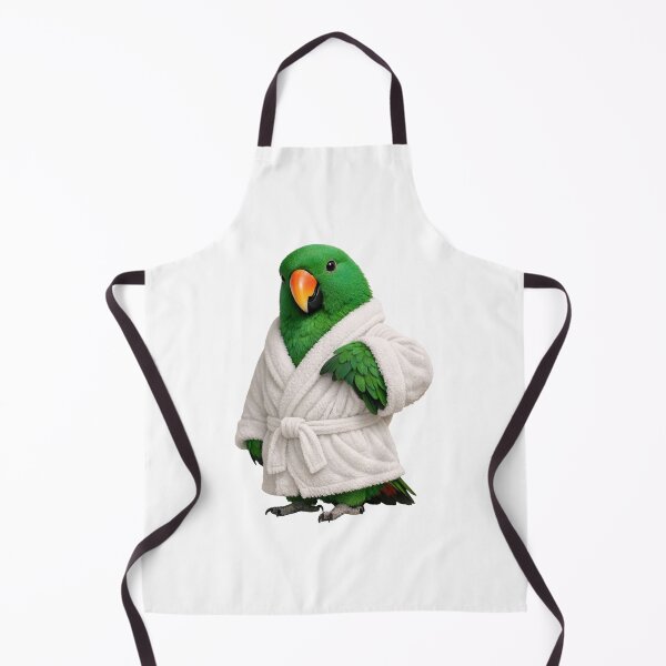 Item preview, Comfy Bathrobe Eclectus Parrot designed and sold by Sillytoe.