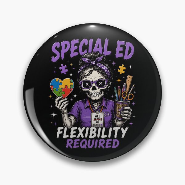 Item preview, Special Ed Teacher Autism Skeleton Flexibility SPED designed and sold by markymaarty.