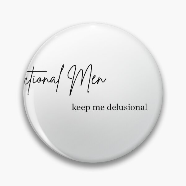 Item preview, Fictional Men Keep Me Delusional | Romantasy Book Lover Shirt designed and sold by FeralFictionCo.