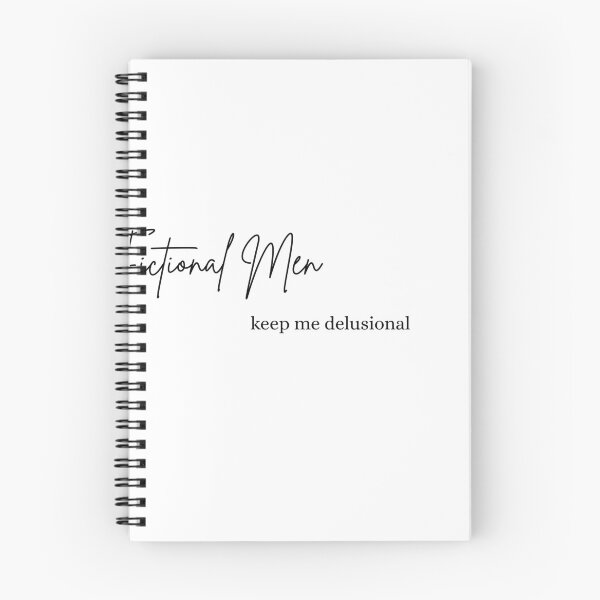 Item preview, Fictional Men Keep Me Delusional | Romantasy Book Lover Shirt designed and sold by FeralFictionCo.