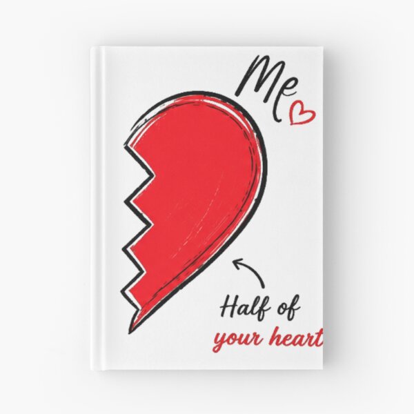 Item preview, Me – Half of Your Heart | Matching Couple Design designed and sold by bloomandbeads.eu.
