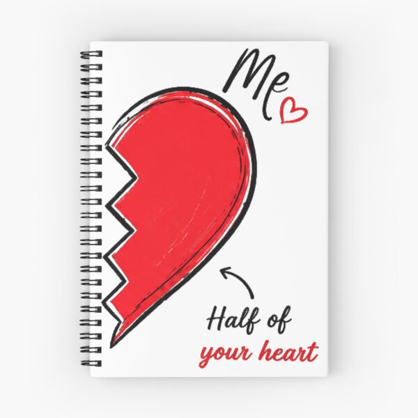 Item preview, Me – Half of Your Heart | Matching Couple Design designed and sold by bloomandbeads.eu.