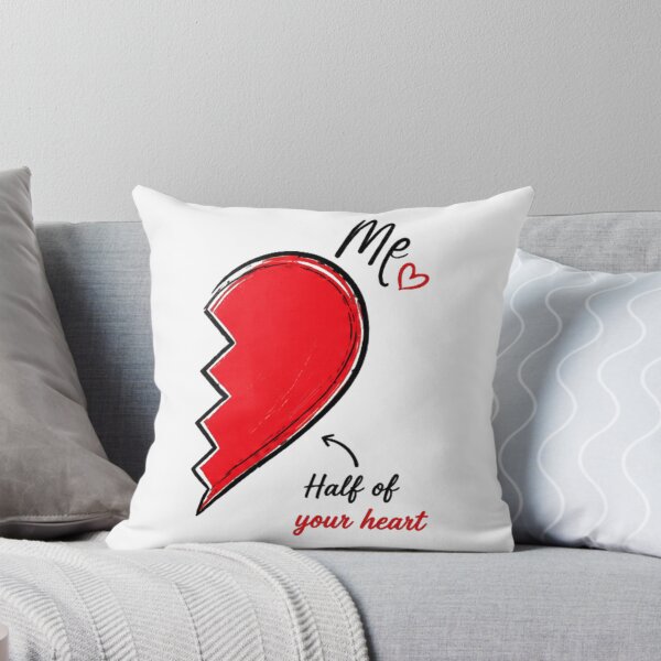Item preview, Me – Half of Your Heart | Matching Couple Design designed and sold by bloomandbeads.eu.
