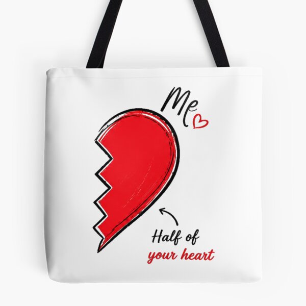Item preview, Me – Half of Your Heart | Matching Couple Design designed and sold by bloomandbeads.eu.