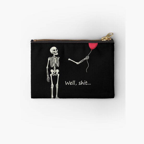Item preview, Skeleton Lost Balloon Well Shit Saying Quote designed and sold by MakmurMpxgo.