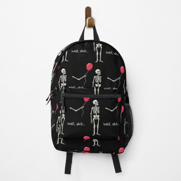 Item preview, Skeleton Lost Balloon Well Shit Saying Quote designed and sold by MakmurMpxgo.