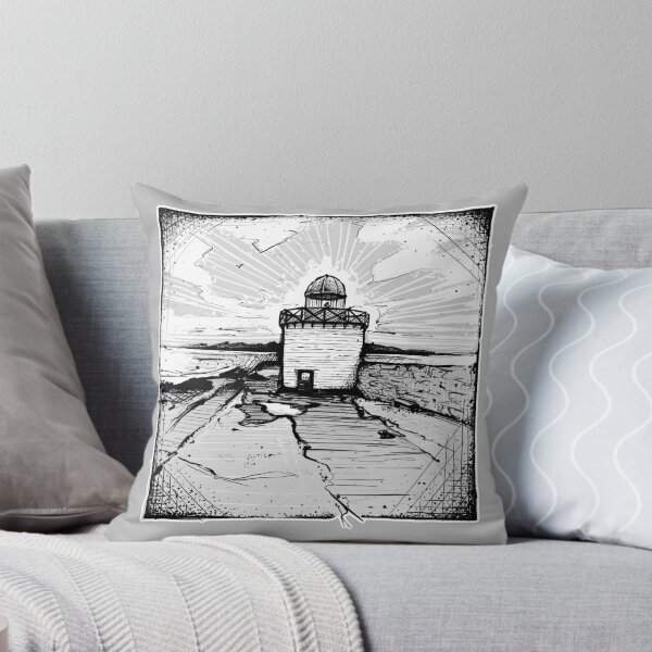 Item preview, Burry Port Lighthouse Pen Drawing designed and sold by amidst-no-whale.