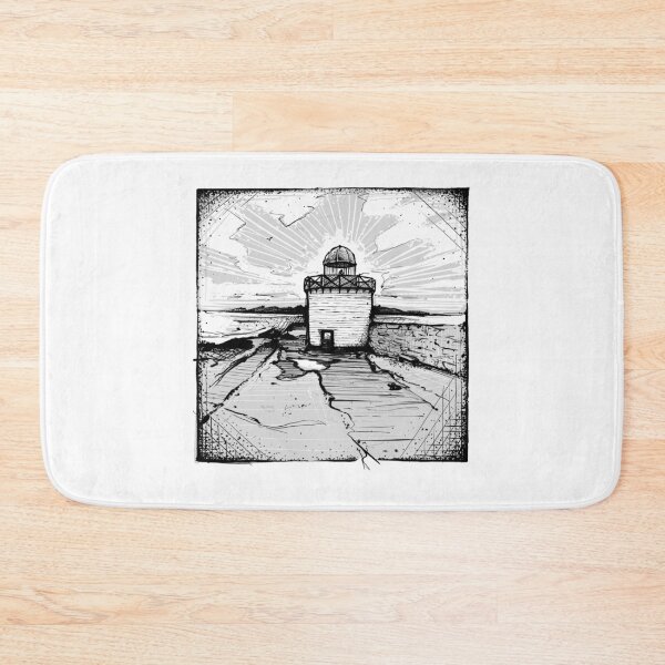 Item preview, Burry Port Lighthouse Pen Drawing designed and sold by amidst-no-whale.