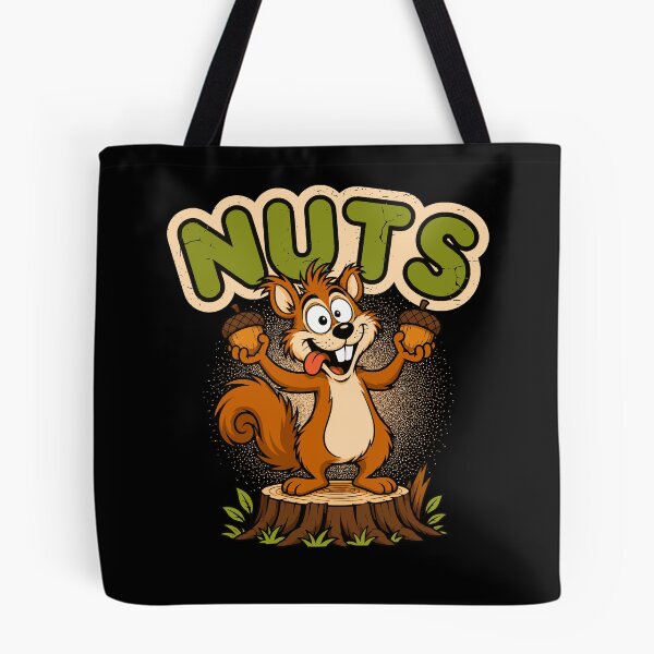 Item preview, NUTS Retro Cartoon Squirrel designed and sold by KennyTheBartender.