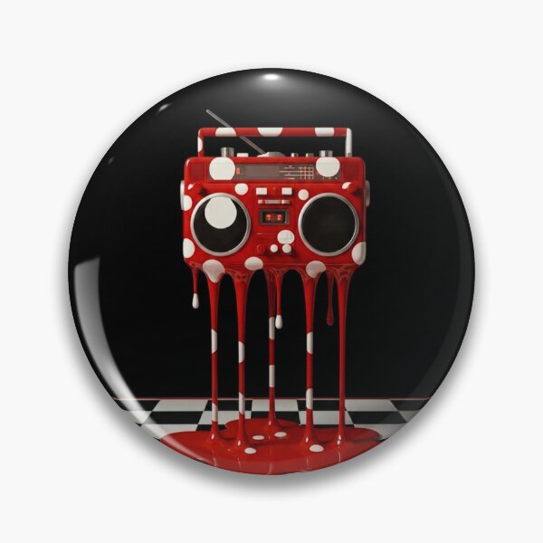Item preview, Dripping Boombox Polka Dot Pop Art designed and sold by YourColorsWall.