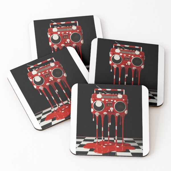 Item preview, Dripping Boombox Polka Dot Pop Art designed and sold by YourColorsWall.