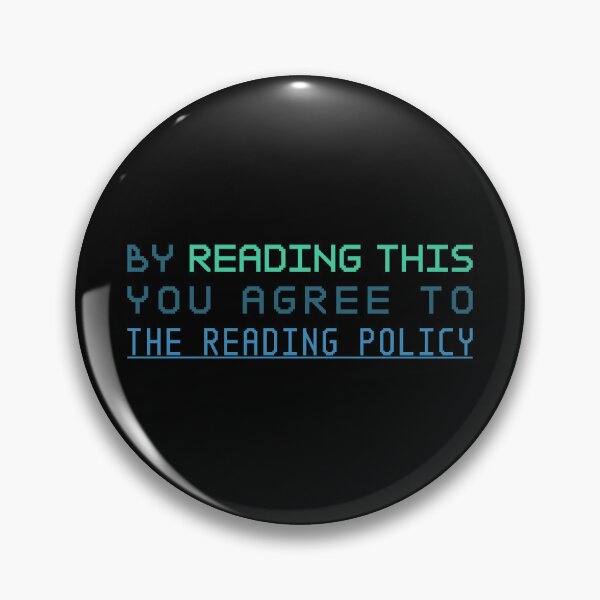 Item preview, The Reading Policy designed and sold by weirdshop-451.