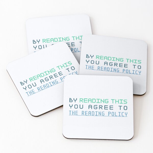 Item preview, The Reading Policy designed and sold by weirdshop-451.