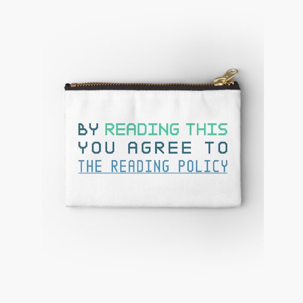 Item preview, The Reading Policy designed and sold by weirdshop-451.