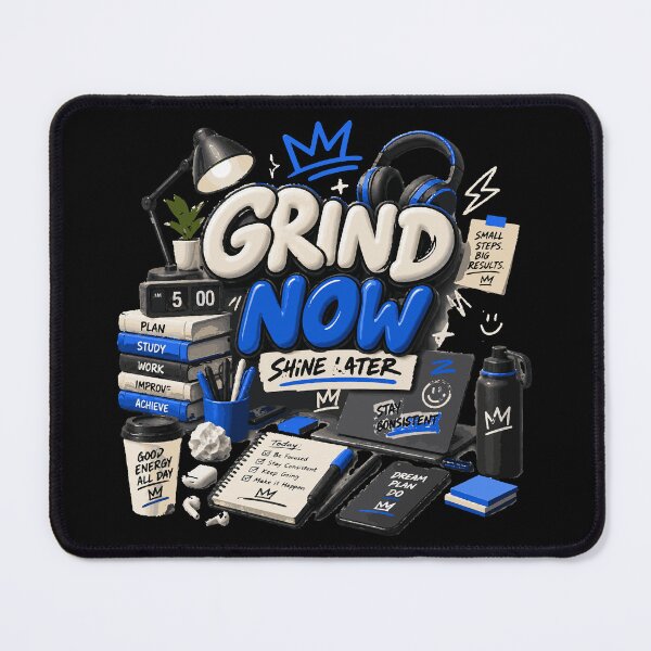 Item preview, Grind Now Shine Later | Study Motivation Student Design designed and sold by Sunday.Supply.