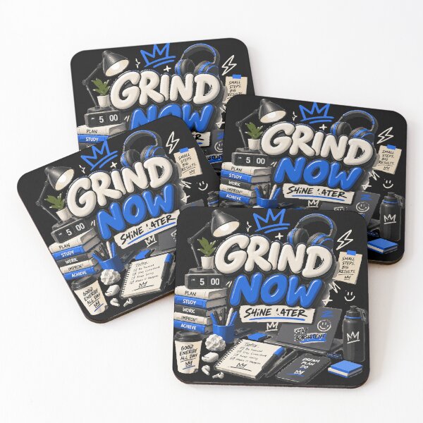 Item preview, Grind Now Shine Later | Study Motivation Student Design designed and sold by Sunday.Supply.