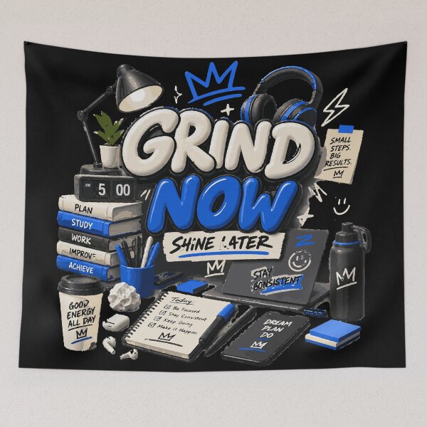 Item preview, Grind Now Shine Later | Study Motivation Student Design designed and sold by Sunday.Supply.