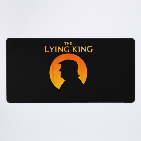 Item preview, The Lying King Political Satire Typography Graphic designed and sold by MakmurMpxgo.