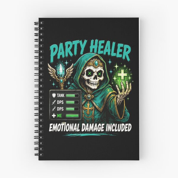 Item preview, Emotional Damage Party Healer Gaming Skeleton designed and sold by markymaarty.