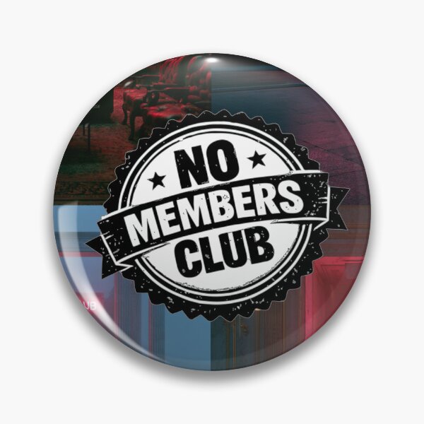 Item preview, No Members Art Painting Text Squares Logo Frame designed and sold by RichardRags.