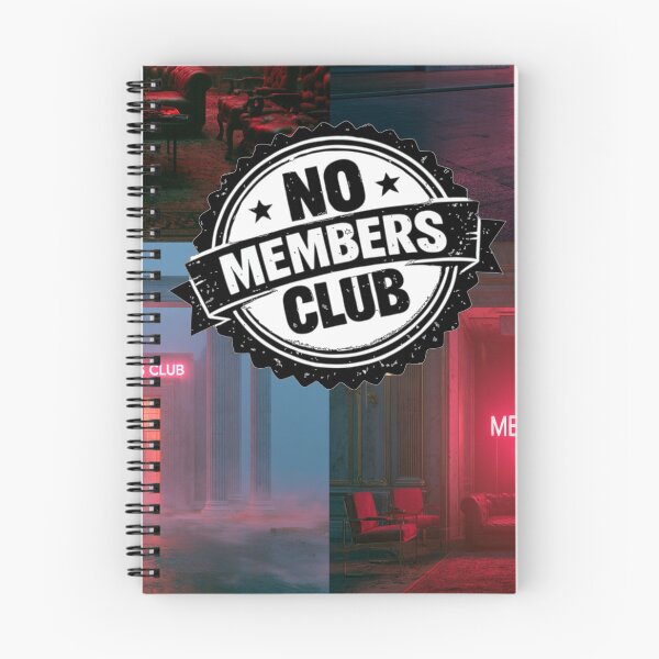 Item preview, No Members Art Painting Text Squares Logo Frame designed and sold by RichardRags.
