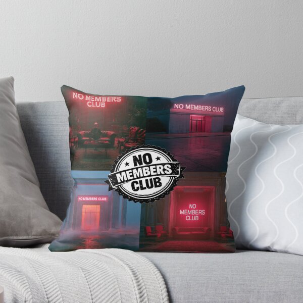 Item preview, No Members Art Painting Text Squares Logo Frame designed and sold by RichardRags.