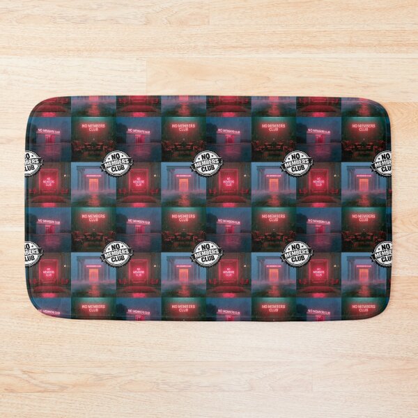 Item preview, No Members Art Painting Text Squares Logo Frame designed and sold by RichardRags.