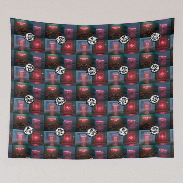 Item preview, No Members Art Painting Text Squares Logo Frame designed and sold by RichardRags.