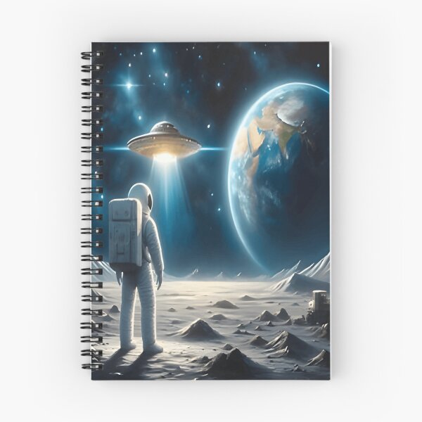 Item preview, Astronaut Encounter - UFO Space Image designed and sold by LMLStews.