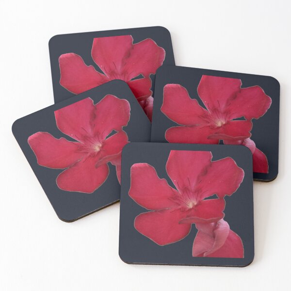 Item preview, Radiant Crimson Red Oleander Flower Cutout designed and sold by BalkanBloomArt.
