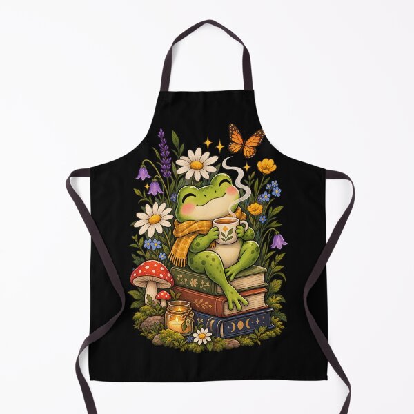 Item preview, Cute Cozy Frog With Books designed and sold by JKDJ.