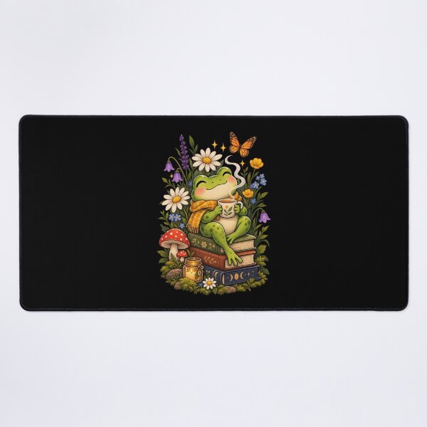 Item preview, Cute Cozy Frog With Books designed and sold by JKDJ.