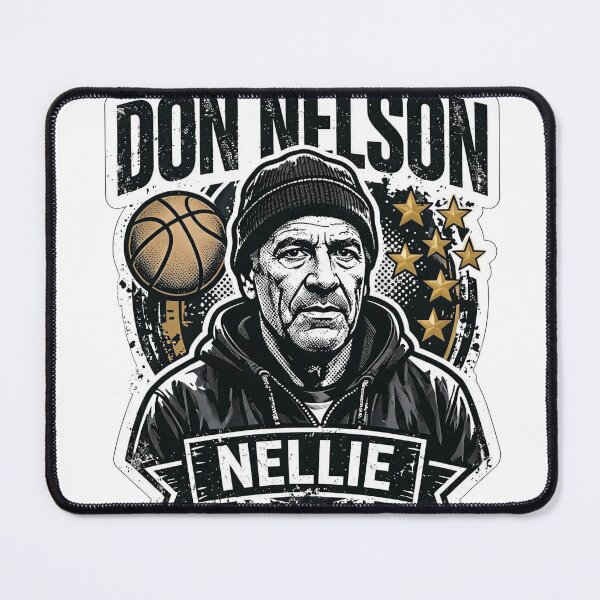 Item preview, Don Nelson "Nellie" — NBA Coaching Legend Vintage Tribute Art | Basketball Gift designed and sold by VibeRush Art.